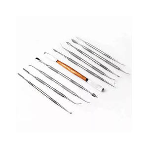 Kit de cera de alta calidad 10 unids/set juego de cuchillos de tallado Dental instrumentos quirúrgicos dentales de acero inoxidable de alta calidad CE ISO aprobado - Product Image 2