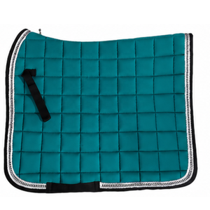 Best <b>Design</b> Breathable Custom Quilting Polycotton Equine Dressage Saddle Pads Washable Horse Riding Jumping Saddle Pads - Product Image 1