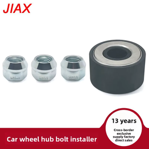 Kit d'installation <span class=keywords><strong>de</strong></span> goujons <span class=keywords><strong>de</strong></span> <span class=keywords><strong>roue</strong></span> universels 22800 avec 3 écrous hexagonaux pour moyeu, remplacement <span class=keywords><strong>de</strong></span> boulons <span class=keywords><strong>de</strong></span> moyeu, roulement rotatif pour une force sans effort - Product Image 3