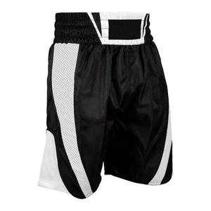 Couleur personnalisée-blanc et noir taille haute de qualité supérieure hommes MMA Shorts vêtements de sport Spandex-polyester arts martiaux porter des shorts de boxe - Product Image 2
