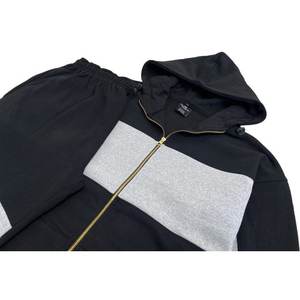 Nuevo chándal para hombre y mujer, sudaderas con capucha, suéter grueso de Color sólido informal y pantalón largo, conjunto de 2 piezas, traje deportivo para correr de lana de otoño para hombre - Product Image 5