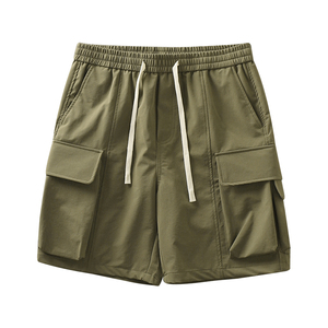 Pantalones cortos de entrenamiento de gimnasio para hombre de alta calidad, logotipo personalizado, 100% algodón, patrón sólido, ropa deportiva de verano ecológica, venta al por mayor - Product Image 3