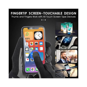 Guantes de Ciclismo de dedo completo Guantes de bicicleta de montaña Gel acolchado Pantalla táctil MTB Guantes para hombres Mujeres - Product Image 4