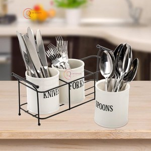 Latest Handcrafted Gaalvanized Caddy Tool Classy Tableware Metal <b>Spoon</b> <b>Holder</b> Best For Home And Kitchenware Storage Organizer - Product Image 5