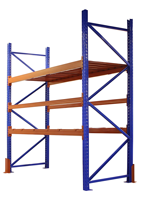 Système d'étagères métalliques industrielles pour entrepôt, revêtement poudré, taille personnalisée, unités de stockage robustes réglables, OEM