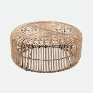 Mobilier décoratif pour la maison Table de centre Grande qualité en rotin Mobilier de salon et de villa Table de centre de café - Product Image 2