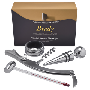Set da Vino Personalizzato Brady in Acciaio Inossidabile, Regalo Aziendale, Gadget - Product Image 3