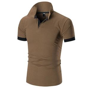2025 vente en gros qualité respirant été hommes pour polos conception personnalisée vente chaude motif solide T-Shirt - Product Image 2