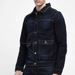 Veste en jean pour hommes avec design sur mesure pour l'extérieur US Prix d'usine Veste en jean pour hommes manches longues - Product Image 6