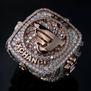 Custom Vvs Moissanite Hip Hop <b>Rings</b> Iced Out Hip Hop Style Baguette Cut Diamond 925 <b>Silver</b> Letter Name <b>Ring</b> <b>Men</b> Women - Product Image 4