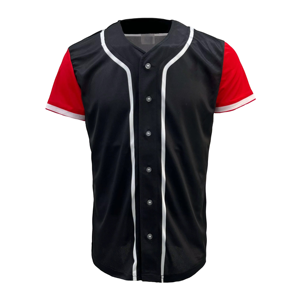 Camisetas de Béisbol/Sóftbol Cortas Personalizadas al por Mayor, Transpirables, 100% Poliéster, Impresión Digital, Secado Rápido, Protección UV - Product Image 2