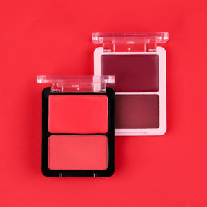 Cheek Tint Bronzer 2 Couleurs Visage Lisse Vegan Marque Privée Couverture Complète Crème Pressée Contour Bronzer Poudre Palette - Product Image 6