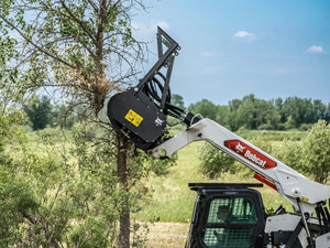 Haute efficacité Bobcatt Skid Steer Loader Mulcher Attachement Hydraulique Heavy Duty Débroussailleuse Tondeuse Foresterie Compensation Roulement - Product Image 2