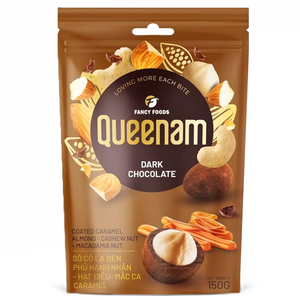 Proveedor Exportador de Chocolate Drageado a Granel, Etiqueta Personalizada, Alta Calidad, HALAL, Recubierto de Chocolate Negro, Almendras, Anacardos, Nueces de Macadamia, 150G - Product Image 1