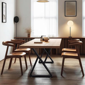 Patas de mesa de metal de 28 pulgadas para mesa de comedor Furture Base de escritorio 28x20 Juego de 2 - Product Image 5