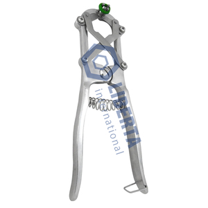 Alicate aplicador de goma de elastador de aluminio, alicate de castración de elastador, aplicador de anillo de goma, instrumentos castradores veterinarios - Product Image 6