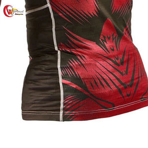 ชุดกีฬา MMA โพลีเอสเตอร์ระบายอากาศได้ดีผ้าสแปนเด็กซ์ป้องกันผดผื่นสีพื้นเรียบออกแบบได้ตามต้องการ - Product Image 6