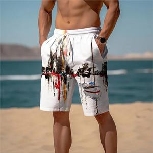 Short de sport d'été décontracté pour hommes, respirant, plage, fitness, basket-ball confortable - Product Image 5