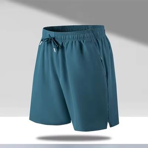 Pantalones cortos de entrenamiento para correr informales de gimnasio para hombre con patrón sólido sostenible con bolsillos para entrenamiento culturismo pantalones cortos para correr - Product Image 1