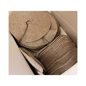 PRÊT À EXPÉDIER Tapis en disques de fibre de coco, matériau pur, pour des présentations artistiques intérieures créatives et une structure robuste pour la décoration de scène professionnelle - Product Image 4