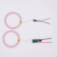 Taidacent 5V 50mA RX 24V RX Tapis de charge inductif à distance de 150 mm, batterie externe magnétique sans fil, PCB de charge sans fil