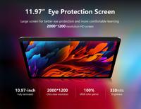 Profesional 11,97 pulgadas 515g con sistema Android 14 Unisoc T760 procesador Thin Light Tablet PC para negocios de juegos educativos