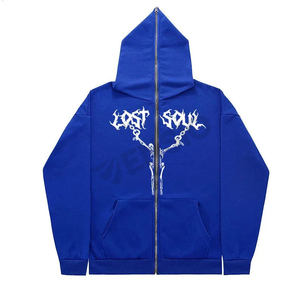 Sweat à capuche zippé complet Haute qualité Prix raisonnable Sweat à capuche zippé USA Sweat à capuche zippé intégral Sweat à capuche en coton avec logo personnalisé - Product Image 2