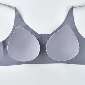 Bralette de Encaje Inalámbrico Cómodo con Spandex, Sujetador con Cuello en V, Relleno Extraíble, Sujetador Sin Costuras para Mujer - Product Image 6