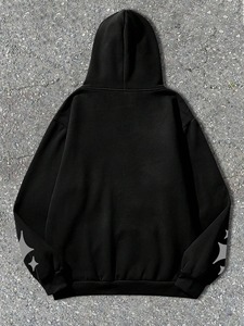 Sudaderas con Capucha para Mujer, Diseño Moderno con Contraste de Color y Estampado, Logotipo Frontal, 100% Algodón, Hechas en Pakistán, Venta al Por Mayor - Product Image 2
