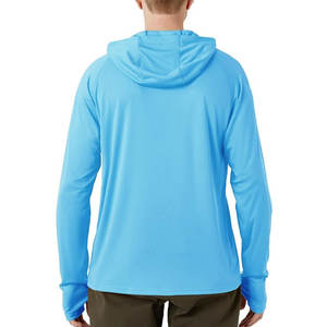 Jersey de hombre con logotipo personalizado de alta calidad, sudaderas con capucha de algodón de manga larga, ajuste relajado, camisetas con capucha de entrenamiento informales de secado rápido - Product Image 6