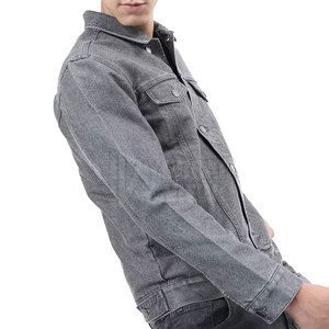 Chaqueta vaquera de invierno personalizada de tamaño adulto para hombre, chaqueta vaquera de hombre con logotipo personalizado de alta calidad a precio bajo - Product Image 3