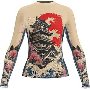 Conjunto de Pantalones de Compresión y Rashguard de MMA Personalizable OEM de Waseem Impex, 100% Poliéster, Ropa de Compresión Deportiva de Secado Rápido para Artes Marciales - Product Image 1