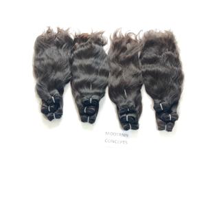 Extensions de cheveux humains indiens 100% vierges bruts, double trame, cuticules alignées, naturellement ondulées, Deep Wave, lots lâches - Product Image 4