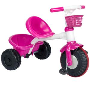 รถสามล้อพลาสติกสําหรับเด็กทารก 1,5 - 3 ปีรถสามล้อเด็กจักรยานแรกของฉันจักรยานเด็กล้ออ่อนเด็กนั่งบนรถยนต์พร้อมดนตรี - Product Image 6