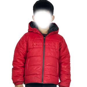 Lightweight Canvas Winter Coat with Windproof Hooded Outerwear Wholesale Warm Kids Puffer <b>Jacket</b> for boys and girls - Product Image 1