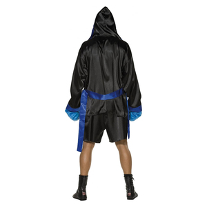 Conjunto de Bata y Pantalones Cortos de Boxeo de Satén Personalizados para Hombre, Ropa de Combate Ligera de Primera Calidad, Equipo de Entrenamiento, Suministro al por Mayor OEM/ODM - Product Image 4