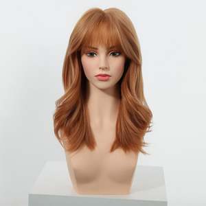 Tegan-DWY 18-Inch MiraScalp Mid-Length Wavy <b>Wig</b> with Transparent Lace - Product Image 2