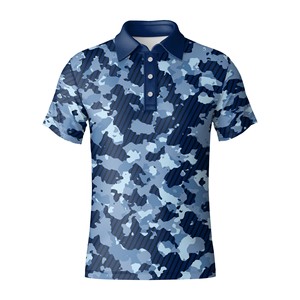 Polo de golf athlétique pour homme, séchage rapide, polyester haute performance, extensible, ajusté - Product Image 1