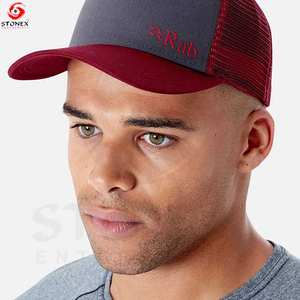 Gorras de camionero de malla de 5 paneles Unisex de alta calidad, diseño personalizado, logotipo bordado en 3D, sombreros de esquí de algodón al por mayor para verano al aire libre - Product Image 5