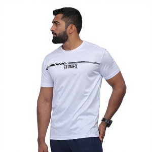 Custom Logo Men Gym T <b>Shirt</b> Printed Design Breathable Quick Dry Fitness Workout wear OEM Manufacturer Hot Sale - Product Image 1