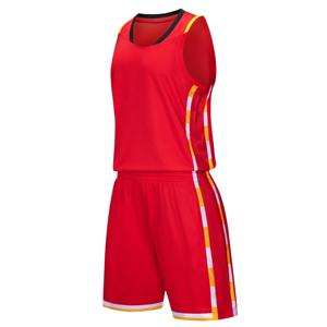 Uniforme de baloncesto tejido de malla ligero transpirable costuras duraderas adecuado para el entrenamiento de gimnasia y competiciones atléticas - Product Image 1