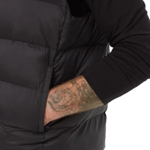 เสื้อกั๊กแจ็คเก็ตเข้ารูปคอปกแขนกุดสำหรับผู้ชาย, เสื้อแจ็คเก็ตลำลองให้ความอบอุ่นในฤดูใบไม้ร่วงไซส์พิเศษ - Product Image 4