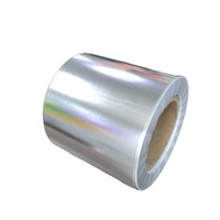 Rouleau vierge de papier autocollant argenté effet coquille d'œuf pour étiquettes de sécurité destructibles personnalisées en vinyle