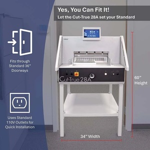 NUEVA Máquina Cortadora de Papel Metálica Automática y Programable con Pantalla Digital y Kit de Herramientas para un Corte de Papel Preciso - Product Image 2