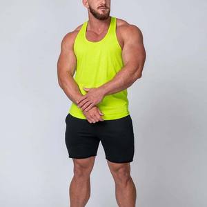 OEM al por mayor de alta calidad ligero transpirable hombres Casual gimnasio deportes entrenamiento activo camisetas sin mangas de color sólido - Product Image 6