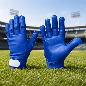 Nouveauté Gants de frappe de baseball en cuir de vache personnalisés unisexes professionnels OEM Gants de frappe de softball - Product Image 4