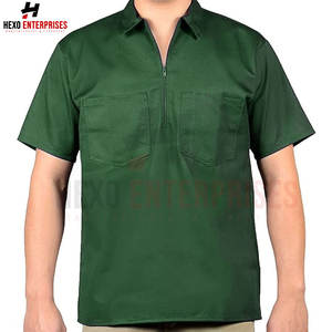 พรีเมี่ยมคุณภาพโลโก้ที่กําหนดเองผ้าฝ้ายครึ่งซิปเสื้อยืดคุณภาพสูงครึ่งซิปเสื้อยืดสําหรับชายผ้าฝ้าย 100% ครึ่งซิปเสื้อยืด - Product Image 4