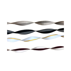 Col en tricot côtelé 300G-580G/m2 95% Poly +5% Sp Durable Écologique Motif personnalisé OEM/ODM - Product Image 2