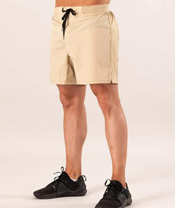 Pantalones cortos de playa lisos informales de lujo para hombre 2026, pantalones cortos deportivos de verano personalizados con cintura elástica transpirable de mar OEM - Product Image 4