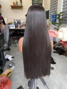 Single Donor Vietnamese Human Hair Bone Straight Natural Color All Color Customize <b>Fringe</b> <b>Wig</b> Style - Product Image 5